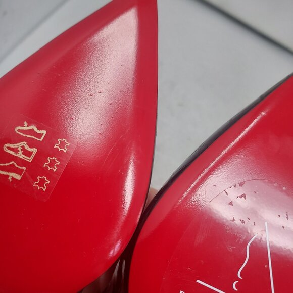 Christian Louboutin Patent Black Kate Crocodile Croc Pump Shoe - Picture 11 of 12